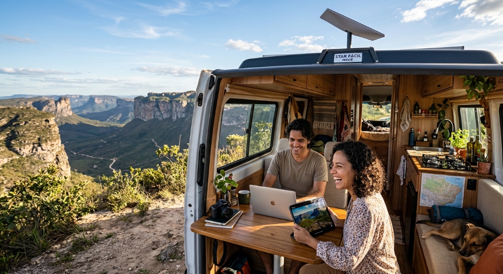 Dra. Helena motorhome in Chapada Diamantina
